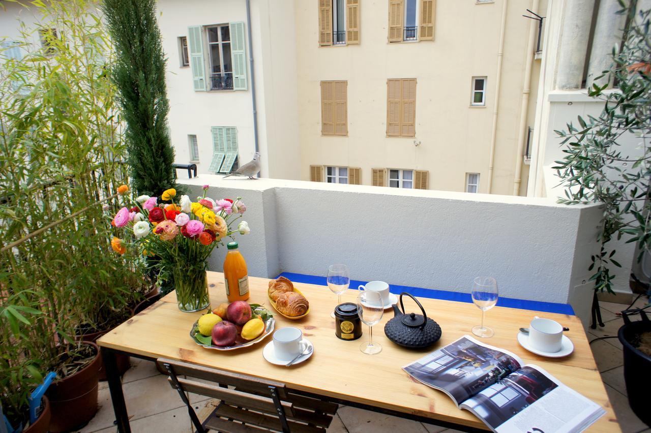 Ze Perfect Place - Elegant Appartement Avec Terrasse - Promenade Des Arts นีซ ภายนอก รูปภาพ